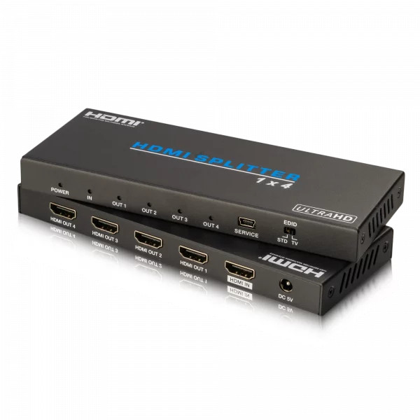 4 Way 4K UltraHD HDMI Distribution Amplifier