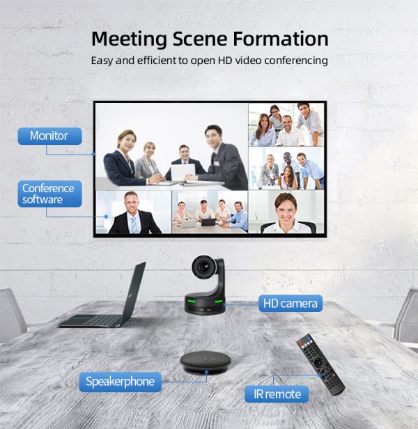 AV Pro FHD PTZ Camera 20x Zoom, NDI, USB3.0, HDMI, SDI, LAN - Image 6