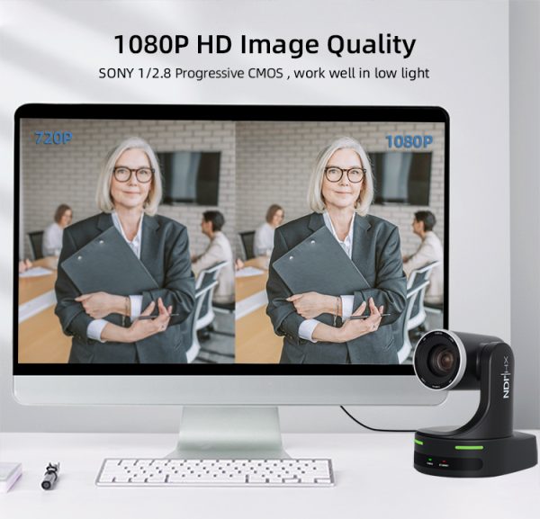 AV Pro FHD PTZ Camera 20x Zoom, NDI, USB3.0, HDMI, SDI, LAN - Image 7